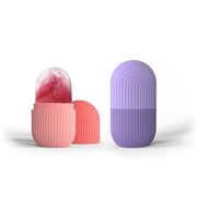 Facial Ice Cube Mold Silicone Freezing Beauty Swelling Face Massager