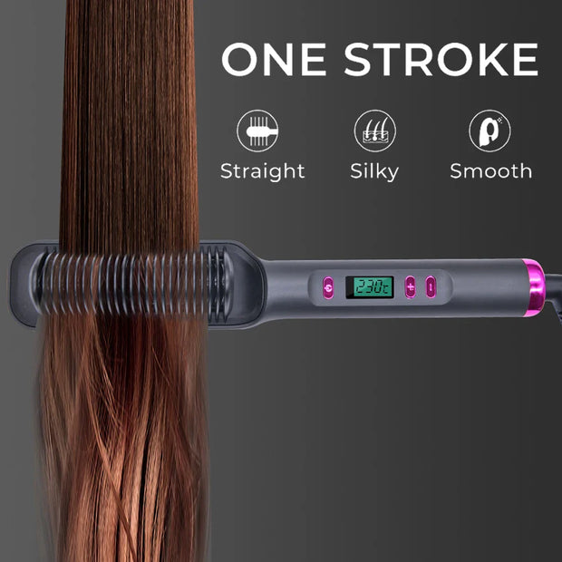 Electric Hot Comb Multifunctional Straight Hair Straightener
