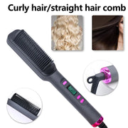 Electric Hot Comb Multifunctional Straight Hair Straightener