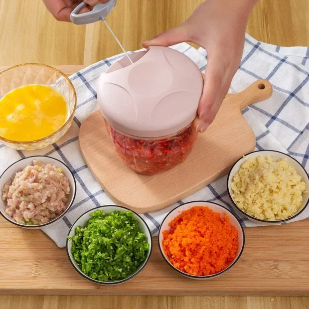 Multifunctional 500/900ML Hand Chopper Manual