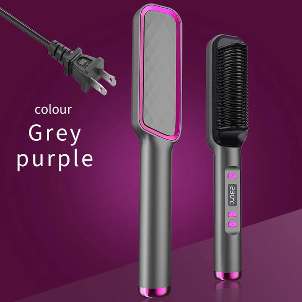Electric Hot Comb Multifunctional Straight Hair Straightener