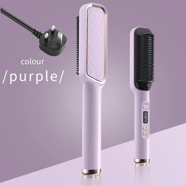 Electric Hot Comb Multifunctional Straight Hair Straightener