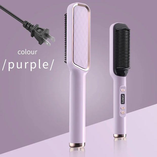 Electric Hot Comb Multifunctional Straight Hair Straightener