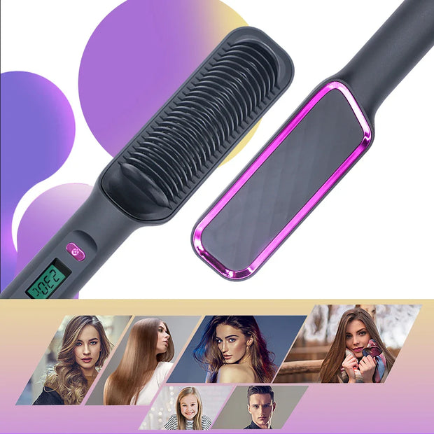 Electric Hot Comb Multifunctional Straight Hair Straightener