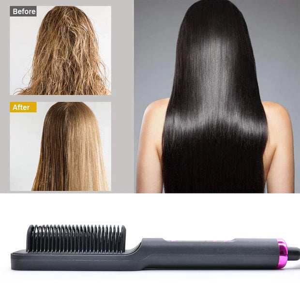 Electric Hot Comb Multifunctional Straight Hair Straightener