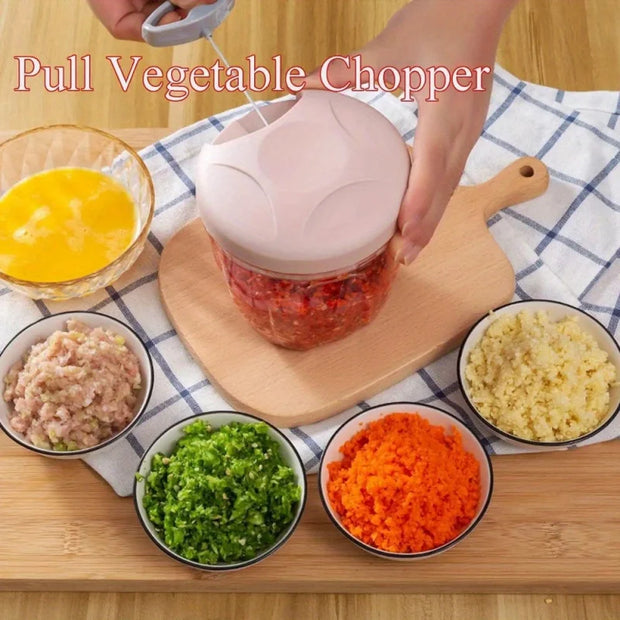Multifunctional 500/900ML Hand Chopper Manual
