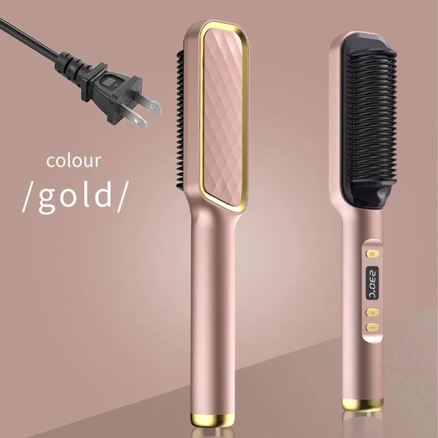Electric Hot Comb Multifunctional Straight Hair Straightener
