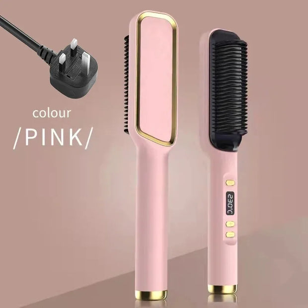 Electric Hot Comb Multifunctional Straight Hair Straightener