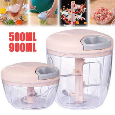 Multifunctional 500/900ML Hand Chopper Manual
