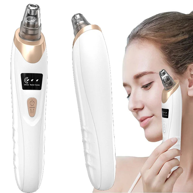 Xiaomi Blackhead Remover Vacuum Suction USB Rechargeable Facial Pore Cleaner Comedone Spot Acne Pimple Black Head Extractor Care