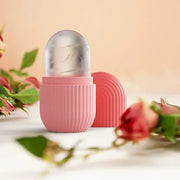 Facial Ice Cube Mold Silicone Freezing Beauty Swelling Face Massager