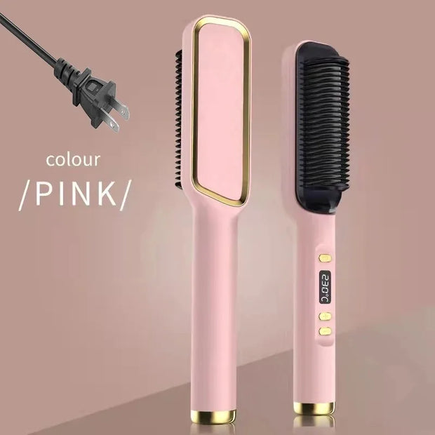 Electric Hot Comb Multifunctional Straight Hair Straightener