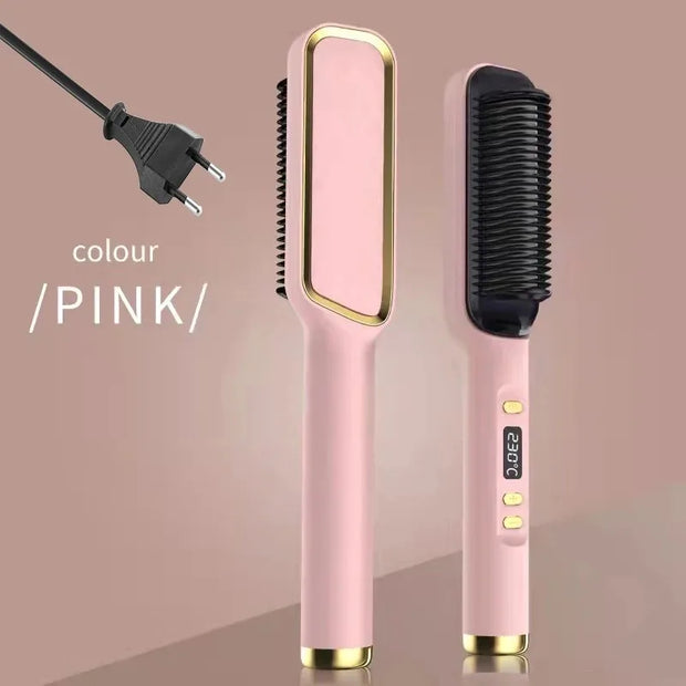 Electric Hot Comb Multifunctional Straight Hair Straightener