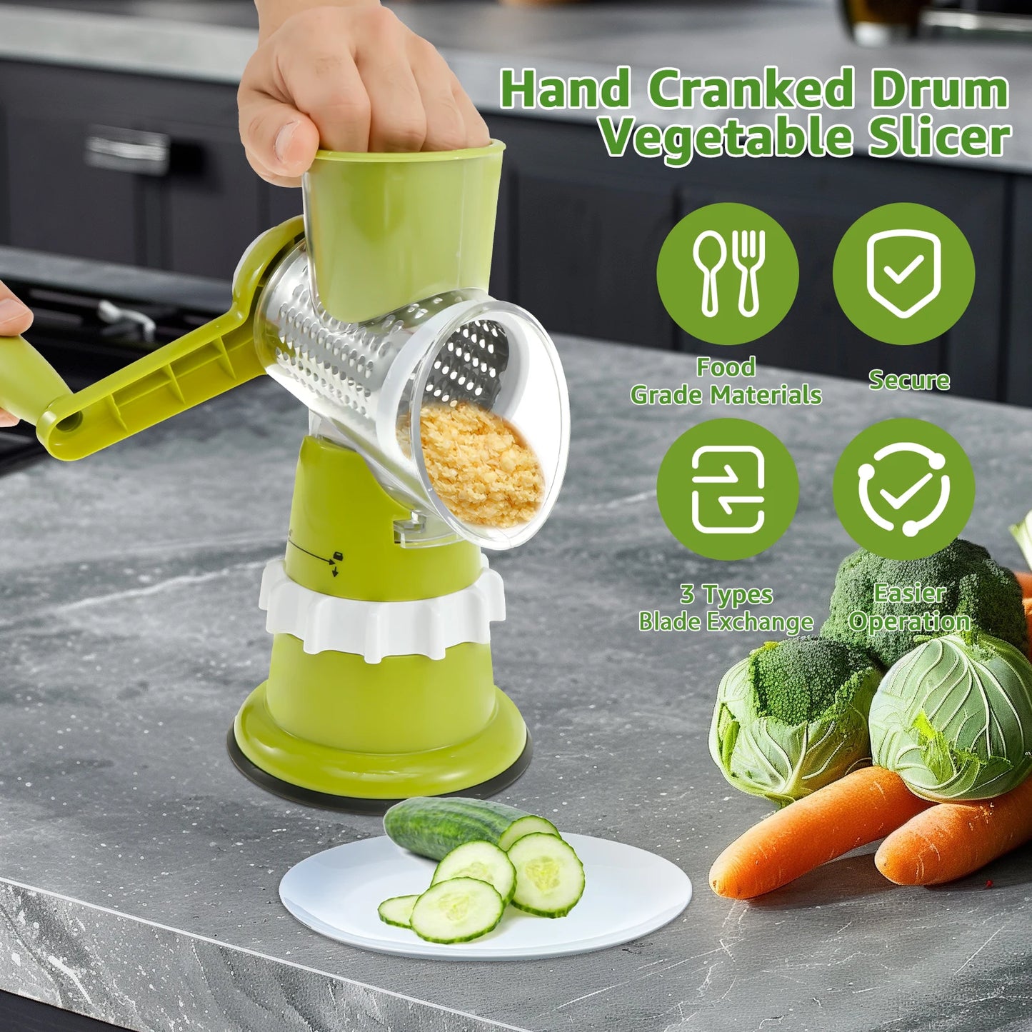 3 in 1 Vegetable Cutter + Free 2 in 1 Samosa Maker