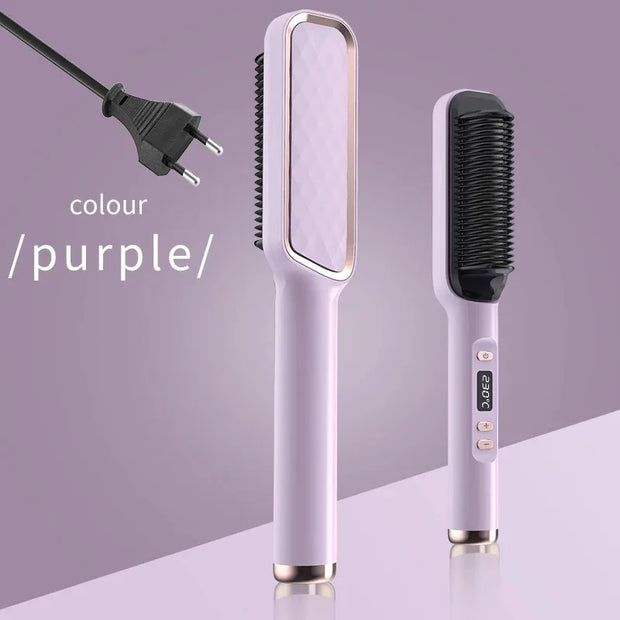 Electric Hot Comb Multifunctional Straight Hair Straightener