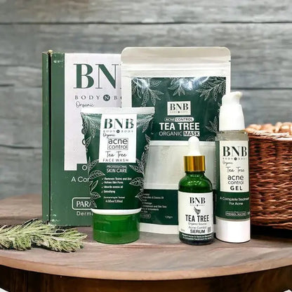 BNB Acne Control Kit | Tea Tree Acne Control Kit | Organic Source Facial Kit