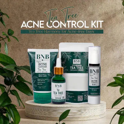 BNB Acne Control Kit | Tea Tree Acne Control Kit | Organic Source Facial Kit